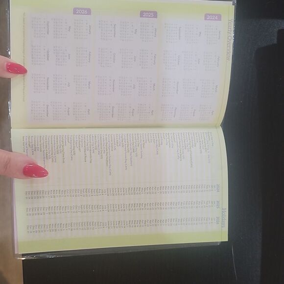 Puppies dogs corgi 2024 2025 monthly Planner pocketbook calendar pug frenchie - Picture 8 of 10